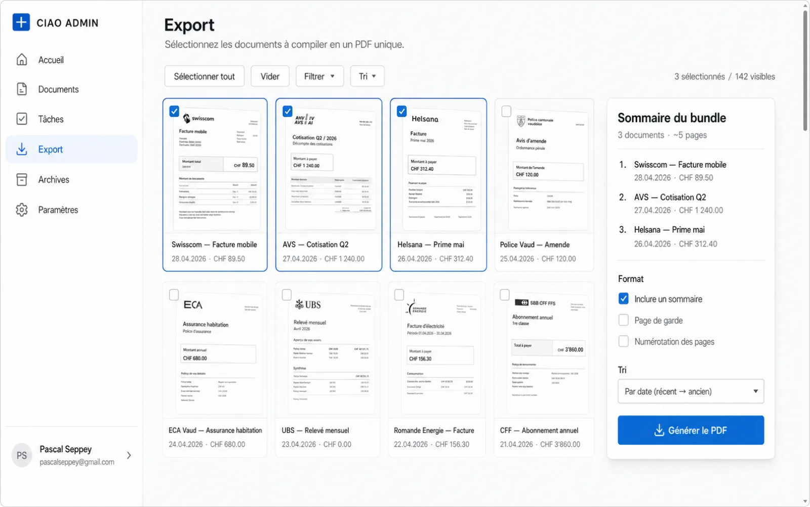 PDF-Export