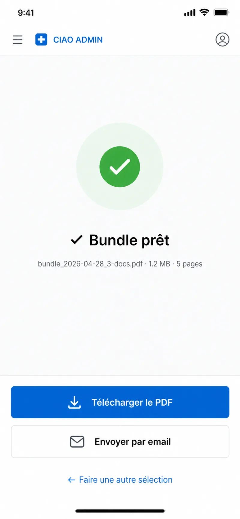 PDF-Export mobil